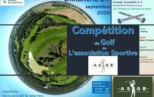 Competition de l'ASGB 27sept 2026